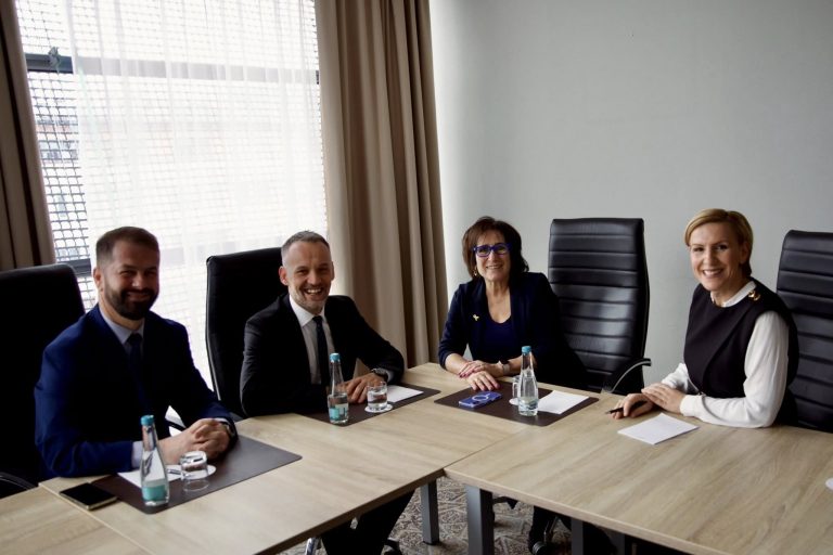 Fetai në Sarajevë, takoi senatoren belge Viviane Teitelbaum