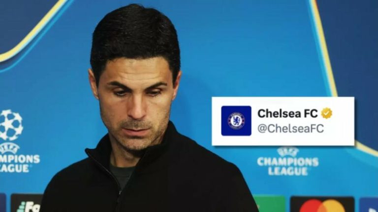 Chelsea e tall brutalisht Arsenalin me një postim të egër vetëm pak minuta pasi u eliminua nga Liga e Kampionëve