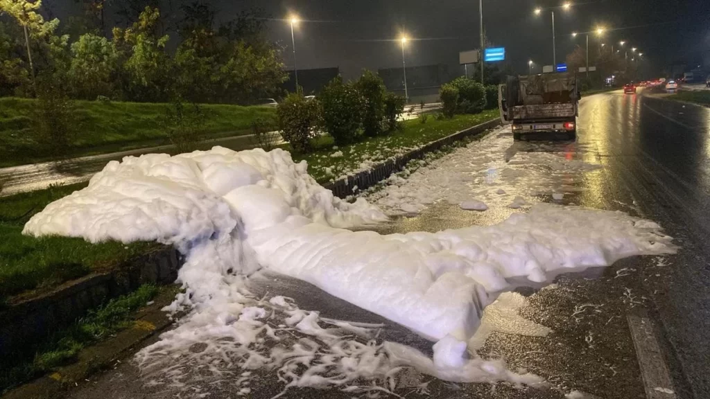 Gjorgjievski  Identifikohet kompania që derdhi substancë të bardhë në rrugë