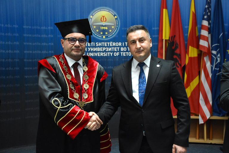 Prof. Dr. Kushtrim Ahmeti e pranoi zyrtarisht detyrën e rektorit të Universitetit të Tetovës