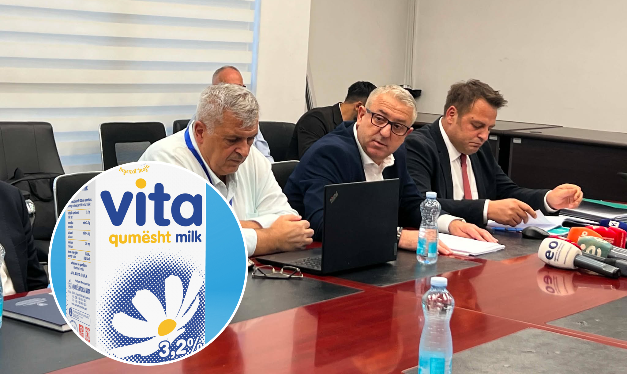 Publikohen rezultatet  Në produktet e qumështit  VITA  pati vaj palme  por nuk ishte deklaruar